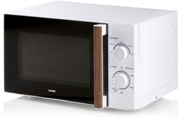 DOMO DO2720 - Microgolfoven - 20L 700W - Wit met houtlook