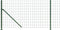 vidaXL - Gaashek - met - flens - 1x10 - m - groen