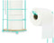 Toiletrolhouder Munt Metaal Bamboe 16,5 x 63,5 x 16,5 cm (4 Stuks)
