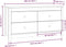 vidaXL - Dressoir - 100x40x54 - cm - massief - grenenhout - grijs