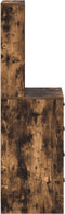 vidaXL - Hoge - Kast - in - Gerookt - Eiken - 40x41x135 - cm - van - Geengineerd - Hout