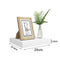 Woltu Wandplank Set - 3 Zwevende Planken - MDF Wit - 60x15x4 cm - Voor Woonkamer, Keuken, Slaapkamer