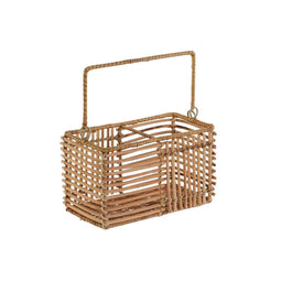 Bestekmand DKD Home Decor Bruin Ijzer 20 x 10 x 12 cm