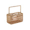 Bestekmand DKD Home Decor Bruin Ijzer 20 x 10 x 12 cm