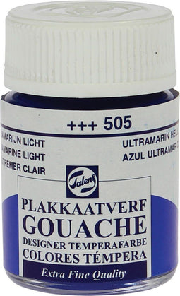 Talens plakkaatverf Extra Fijn flacon van 16 ml, licht ultramarijn