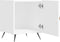 vidaXL - Nachtkastjes - 2 - st - 40x40x50 - cm - bewerkt - hout - wit