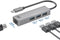 ACT AC7055 - 3-Poorts USB-C Hub - 3x USB-A en Gigabit Ethernet - Aluminium