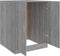 vidaXL - Wasmachinekast - 71x71,5x91,5 - cm - grijs - sonoma - eikenkleurig