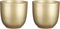 Mica Decorations Tusca Bloempot - H23 x Ø25 cm - Keramiek - Wit