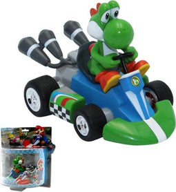 Super Mario Yoshi - Pull Back Kart - 12 cm