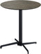 Tuintafel Zwart - Staal - X-Cross Rond - 70x70x74cm