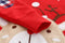 DearDeer® - Kersttrui - Jacquardgebreid katoen met rendier - Maat 86 (1-2 jaar)