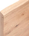 vidaXL - Wandschap - 40x10x4 - cm - behandeld - massief - eikenhout - lichtbruin