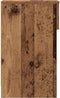 vidaXL - Nachtkastje - met - lade - 20x36x60 - cm - oud - houtkleurig