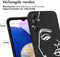 iMoshion Hoesje Geschikt voor Samsung Galaxy A14 (5G) / A14 (4G) Hoesje Siliconen - iMoshion Design hoesje - Zwart / Line Art Woman Black