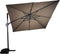 Outdoor Living - Zweefparasol VirgoFlex taupe 3x3mtr