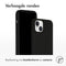 Accezz Liquid Silicone Backcover - MagSafe - Schokabsorberend - Zwart (iPhone 15 Plus)