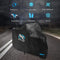 VINZ - Motorhoes/Scooterhoes - 210D Oxford Waterdicht - Inclusief Opbergtas - Maat XL - Zwart