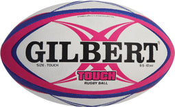 GILBERT Touch rugbybal - maat 4 - heren - roze en blauw