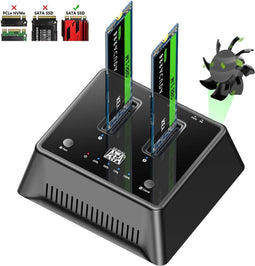M.2 SATA SSD naar USB3.10 Clone Docking Station Adapter