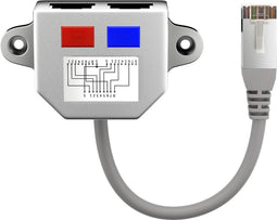 M-Cab 7000905 - Netwerkkabel - RJ45 - 0.5 m - Rood