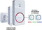 M-E BELL-280 DRAADLOZE DEURBEL EXTRA ONTVANGER voor M-E deurbelsystemen 41151