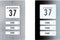 m-e modern-electronics 41067 Belplaat Met adresveld, Met naambord Driegezinswoning RVS 12 V/1 A