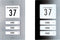 m-e modern-electronics 41067 Belplaat Met adresveld, Met naambord Driegezinswoning RVS 12 V/1 A