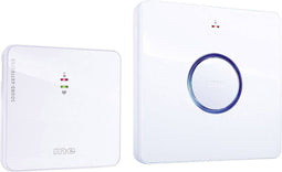 m-e modern-electronics 41094 Complete set voor Draadloze deurbel Reageert op deurbel