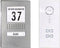 m-e modern-electronics 41137 Complete set voor Deurintercom Kabelgebonden Eengezinswoning RVS, Wit
