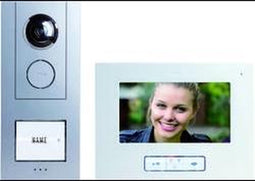 m-e modern-electronics 41174 Video-deurintercom Kabelgebonden Zilver