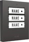 m-e modern-electronics 41307 Zender voor Draadloze deurbel Verlicht, Met naambord