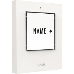 m-e modern-electronics 41356 Zender voor Draadloze deurbel Verlicht, Met naambord
