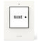 m-e modern-electronics 41430 Belknop Verlicht, Met naambord Wit