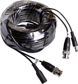m-e modern-electronics 55323 Camera, Video, Stroom Verbindingskabel 30.00 m Zwart