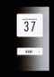 m-e modern-electronics KT 1-EG Belknop Met adresveld, Met naambord 1-voudig RVS 12 V/1 A