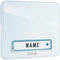 m-e modern-electronics KTA-1 W Belplaat Met naambord 1-voudig Wit 12 V/1 A
