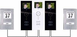 m-e modern-electronics VDV 510.1 EG Buitenunit voor Video-deurintercom Kabelgebonden Eengezinswoning RVS