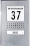 m-e modern-electronics VDV 510.1 EG Buitenunit voor Video-deurintercom Kabelgebonden Eengezinswoning RVS