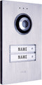 m-e modern-electronics VDV 620 compact Buitenunit voor Video-deurintercom Kabelgebonden Tweegezinswoning RVS
