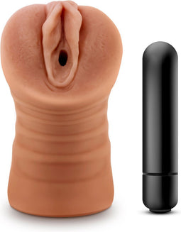 M for Men - Rain Masturbator With Bullet Vibrator - Vagina