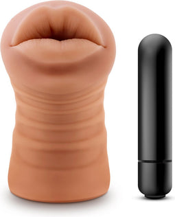 M for Men - Skye Masturbator With Bullet Vibrator - Mouth