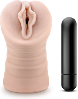 M for Men - Sofia Masturbator With Bullet Vibrator- Vagina