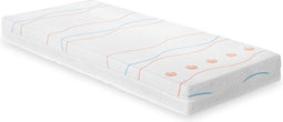 M line TeamNL 90x220 matras | Traagschuim en Koudschuim matras | Omdraaibaar matras met harde en zachte kant | Ontwikkeld met topsporters | Gebruikt met de Olympische Spelen | 5 comfortzones |