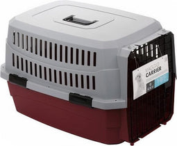 M-pets Hondenvervoersbox Viaggio 68 X 47,6 X 42 Cm Rood/grijs