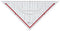 M&R - Geodriehoek m+r 2322/0100 220mm handgreep tr | 10 stuks