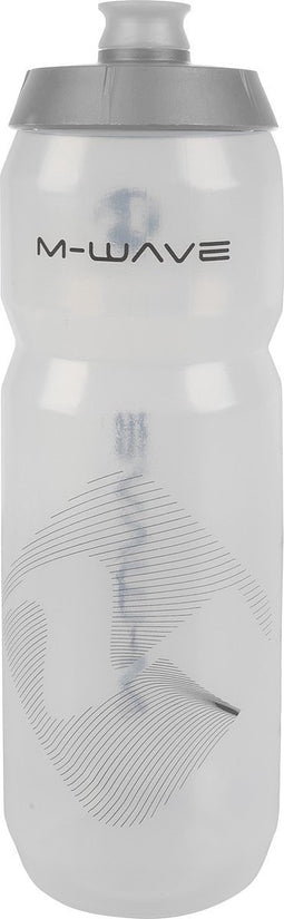 M-wave Bidon 750 Ml Semi-transparant/zilver