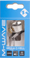 M-wave Fietsbel Bella C-yell 30 Mm Zilver/koper