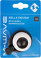 M-wave Fietsbel Mini Bella 36 Mm Aluminium Zwart/wit - Fietsbellen - Wit - Fietsbel