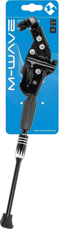 M-wave Fietsstandaard Achtervork 24 / 29 Inch Aluminium Zwart